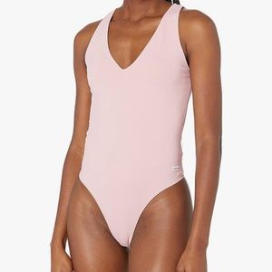 NWT Calvin Klein Jeans Women's V-neck Tank Bodysuit - Size Small